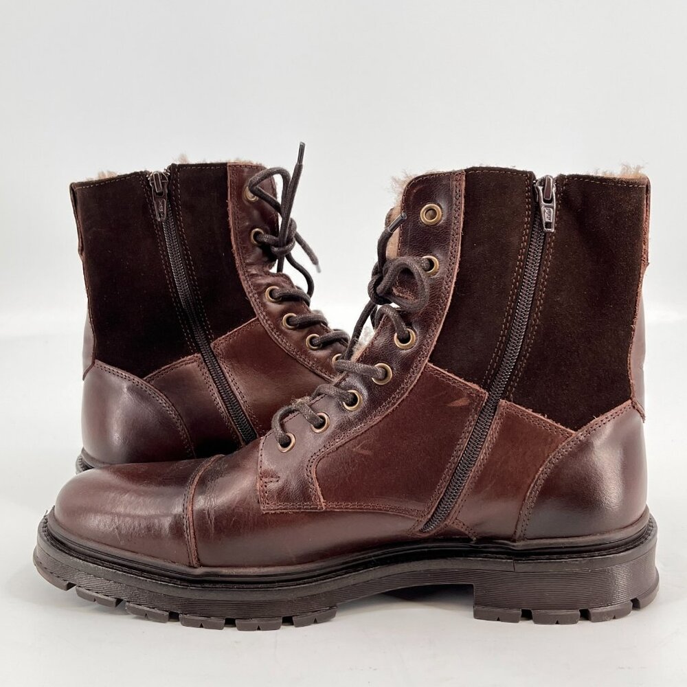 ALDO Aaren-l Men's Thermal Faux Insulation Winter Boot Brown Size 10 New In Box - Picture 7 of 10